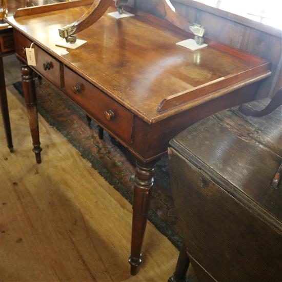 George IV mahogany side table